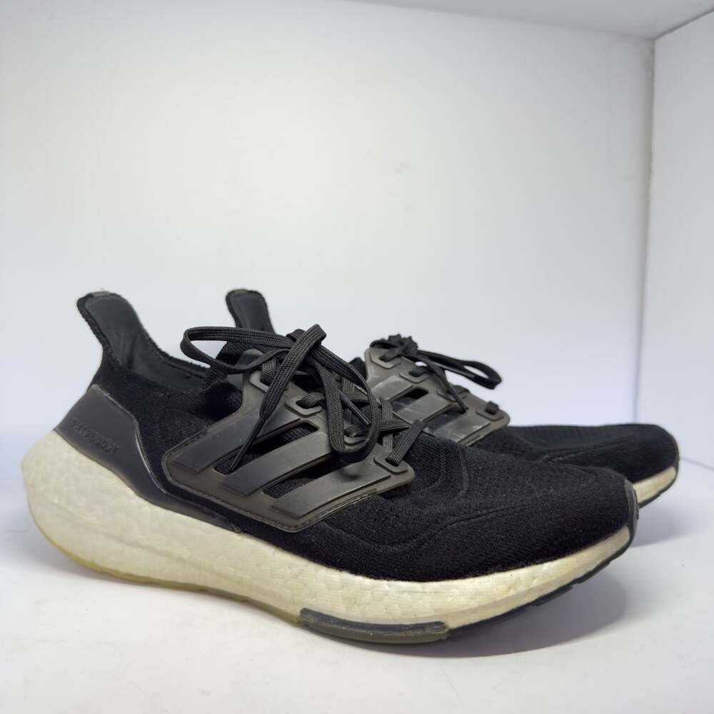 Adidas Ultraboost 21 Size 8 Black Running Shoes